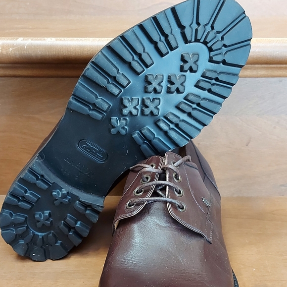 Fabiano Ricci brown leather oxford Derby shoes - Picture 10 of 11